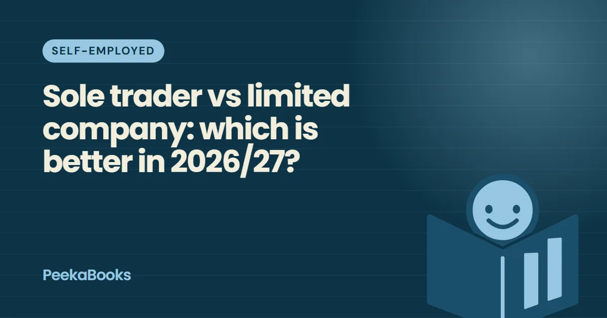 Two paths compared: a sole trader and a limited company in the UK